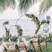 Load image into Gallery viewer, Wedding background arch wrought iron shelf decorative cylinder DIY wedding festival photography props background flower shelf