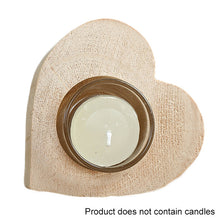 Load image into Gallery viewer, Wooden Handmade Candle Holders Trees Heart Stars Shape Wooden Candlestick Candle Holder Dinner Table Candlelight Home Decor