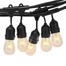 Load image into Gallery viewer, Thrisdar Waterproof 15M 15 Bulb S14 String Light E27 LED Edison Filament Bulb Outdoor Garden Holiday Wedding Party Garland Light