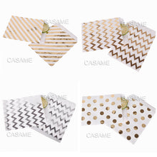 Load image into Gallery viewer, 10000 pcs Foil Gold Silver Paper Bag 13x15cm Candy cookie wedding party decoration