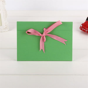 500pcs/lot 24*18*0.7cm  bow Envelope Kraft paper pocket bag Kerchief Handkerchief Silk scarf packing boxes Envelope box