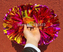 Load image into Gallery viewer, Party celebration Cheering pom pom plastic handle Cheerleading Flower dance sports vocal concert  hand ball festive supplies