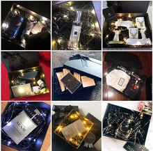 Load image into Gallery viewer, EMS 50PCS Modern Kraft Paper Box DIY Wedding Favor Gift Box rectangle Cake Box Candy gift box Packaging With Ribbon Rope