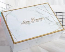 Load image into Gallery viewer, EMS 50PCS Modern Kraft Paper Box DIY Wedding Favor Gift Box rectangle Cake Box Candy gift box Packaging With Ribbon Rope