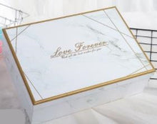 Load image into Gallery viewer, EMS 50PCS Modern High grade Kraft Paper Box DIY Wedding Favor Gift Box rectangle Cake Box Candy gift box Packaging With Ribbon