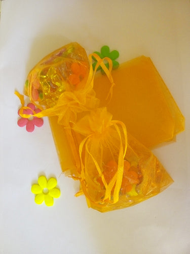 30*40cm 5000pcs Organza Bag Orange Drawstring bag jewelry packaging bag for tea/gift/food small transparent pouch Yarn bag