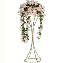 Load image into Gallery viewer, 10PCS Vases Gold Flower Stand 82CM Metal Road Lead Wedding Centerpiece Flowers Rack For Event Party Home Decoration