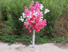 Load image into Gallery viewer, 4Sets 150CM Tall Upscale Artificial Cherry Blossom Tree Runner Aisle Column Road Lead For Wedding T Station Centerpiece Supplies
