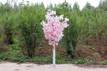 Load image into Gallery viewer, 4Sets 150CM Tall Upscale Artificial Cherry Blossom Tree Runner Aisle Column Road Lead For Wedding T Station Centerpiece Supplies