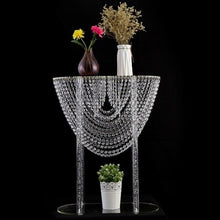 Load image into Gallery viewer, Shiny Oval shape crystal acrylic beaded wedding centerpieces flower stand table decor for wedding event party decoration supply