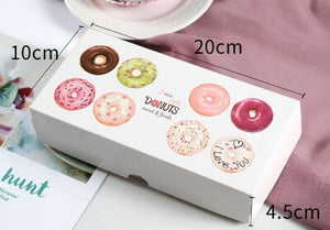 10x10x4.5cm Doughnut box,cake macaron Donut packaging box ,cake Doughnut food boxes 100piece\lot