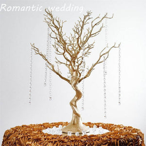 10pcs/lots Wedding Plastic Tree Free Shipment  Including 6pcs Acrylic Stand /White/Sliver/Gold/Red /12Ddays Delivery