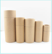 Load image into Gallery viewer, 100x 10/20/30/50/100ml Oil bottle packaging box kraft paper tube packing box dropper bottle round cardboard Lipstick Perfume box