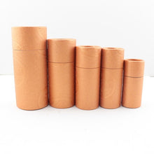 Load image into Gallery viewer, 100x 10/20/30/50/100ml Oil bottle packaging box kraft paper tube packing box dropper bottle round cardboard Lipstick Perfume box