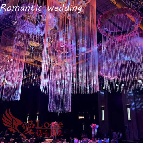 10pcs/lot free shipment Clear Wedding Chandelier Centerpiece Stage Center Event Center Party Theme Decorative Hanging Decoration