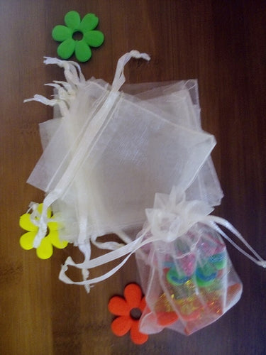 17*23cm 5000pcs Organza Bag white Drawstring bag jewelry packaging bags for tea/gift/food/candy small transparent pouch Yarn bag