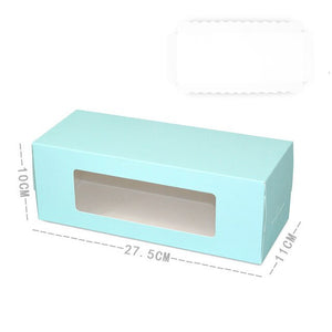 40PCS Paper Box Wedding Roll Cake Kraft Paper Boxes Food Cupcake Candy Cookies Kids Birthday Party Favors Circus Gift Packaging