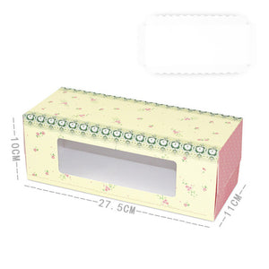 40PCS Paper Box Wedding Roll Cake Kraft Paper Boxes Food Cupcake Candy Cookies Kids Birthday Party Favors Circus Gift Packaging