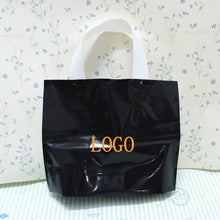 Load image into Gallery viewer, custom print logo gift plastic bag,handle packaging bag/shopping bags for clothing