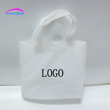 Load image into Gallery viewer, custom print logo gift plastic bag,handle packaging bag/shopping bags for clothing