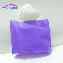 Load image into Gallery viewer, custom print logo gift plastic bag,handle packaging bag/shopping bags for clothing