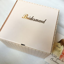 Load image into Gallery viewer, 5pcs lot pink white black red grey wedding bridal party robe gifts boxes Personalized bridesmaid gift box